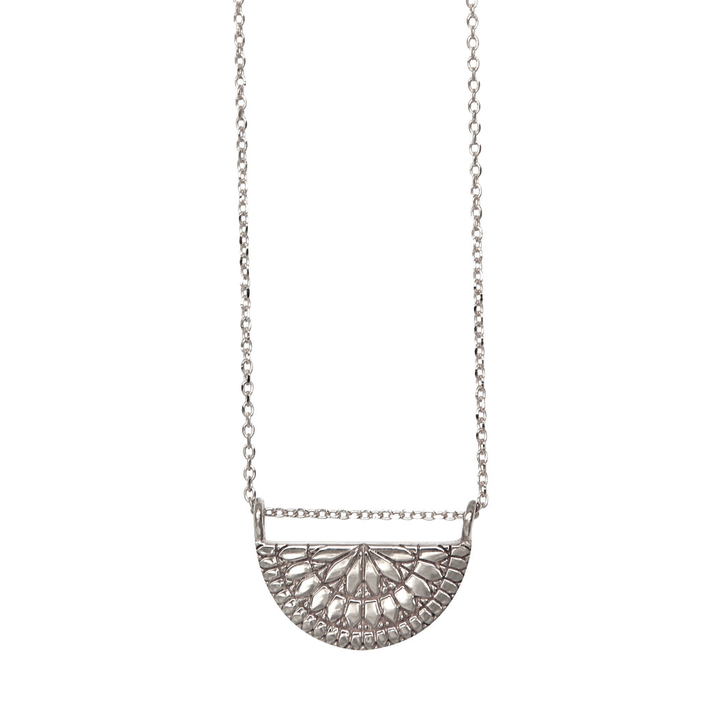 Moonstone Necklace - Silver