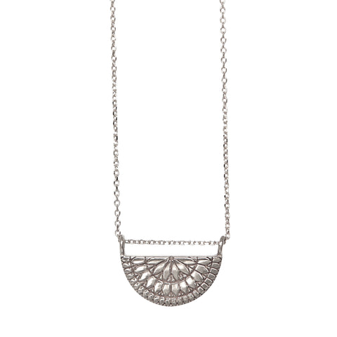 Moonstone Necklace - Silver