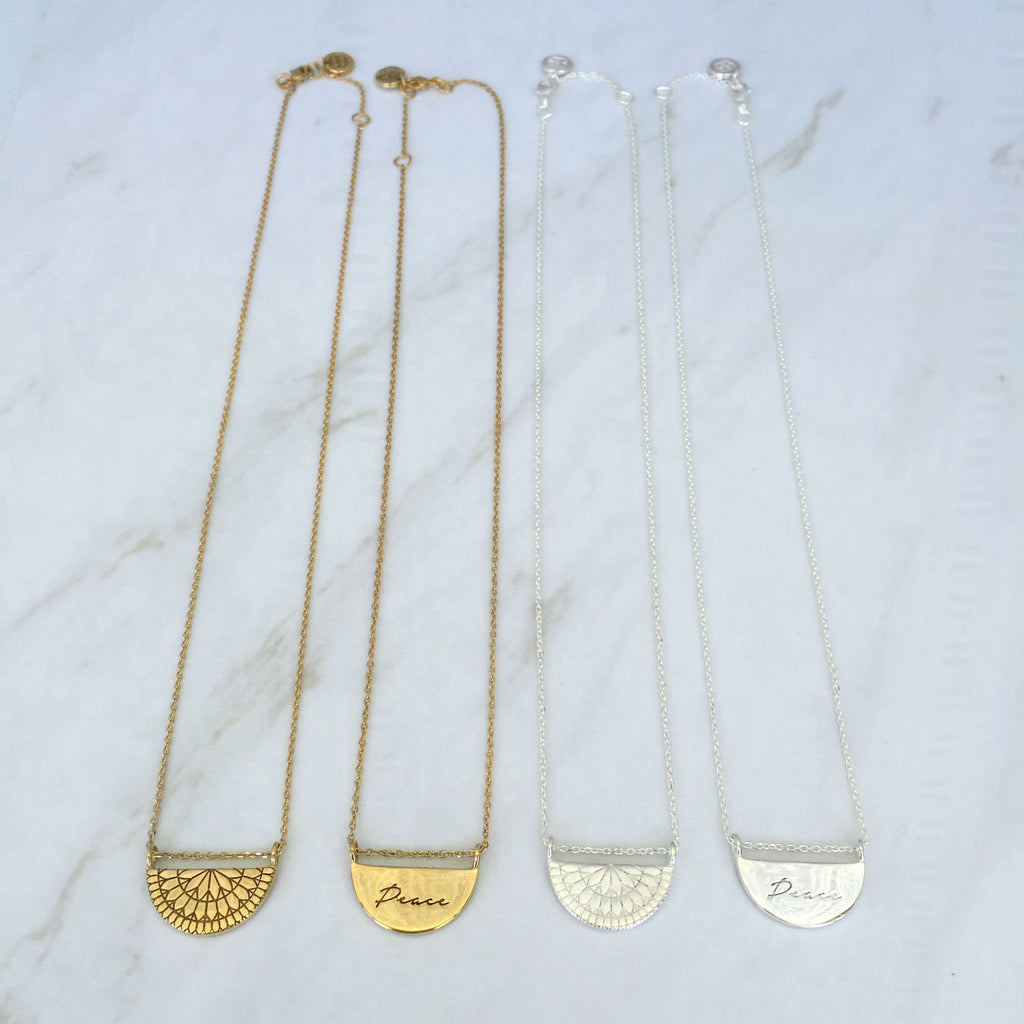 Moonstone Necklace - Gold