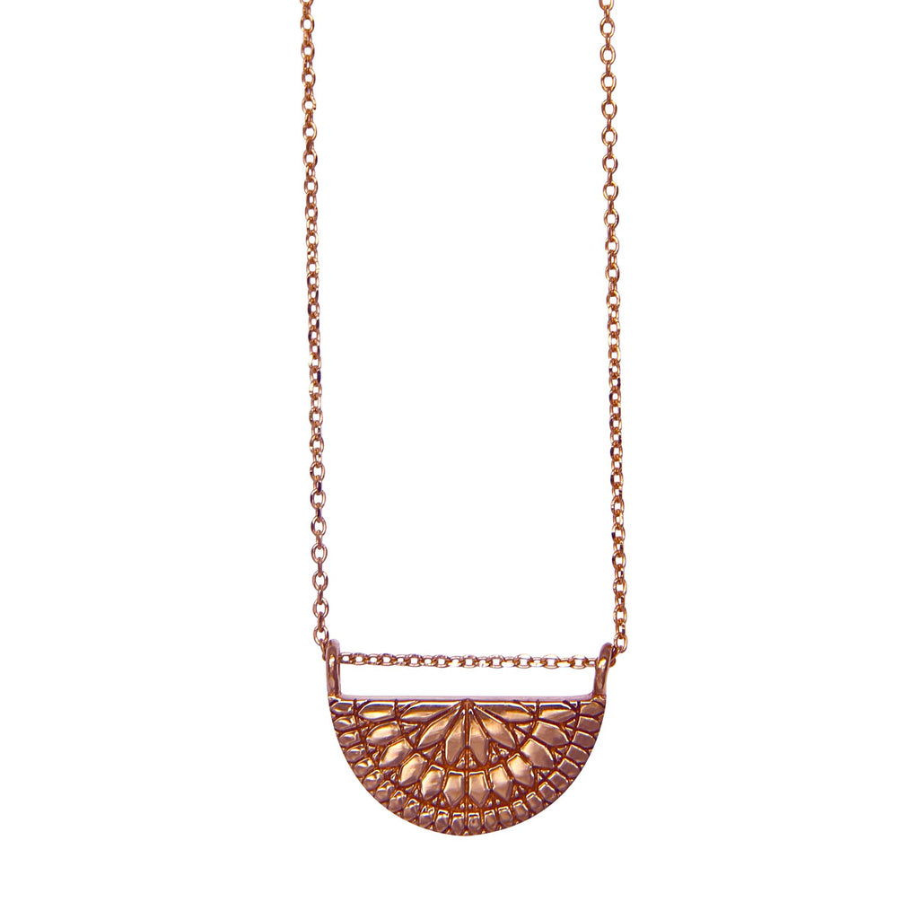 Moonstone Necklace - Rose Gold