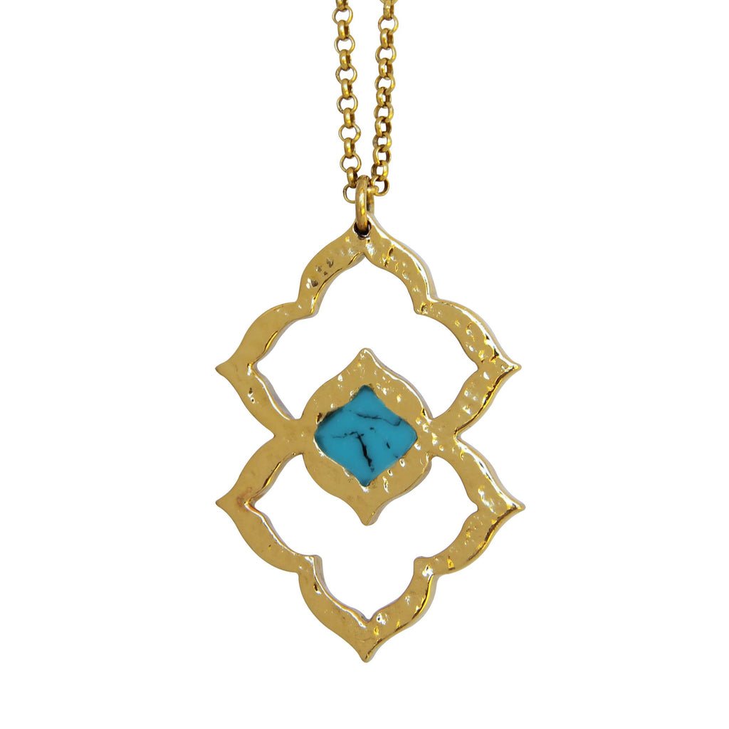Nelum In Bloom Necklace - Gold