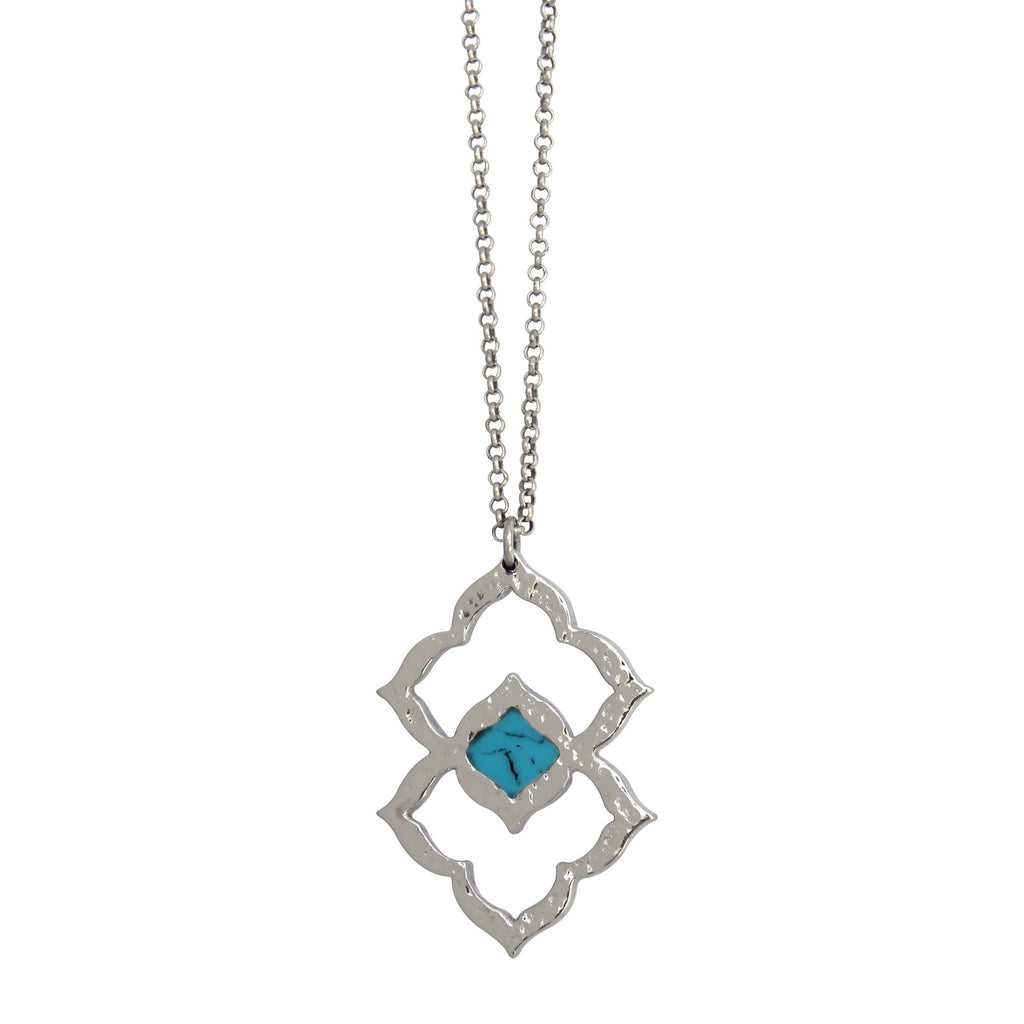 Nelum In Bloom Necklace - Silver