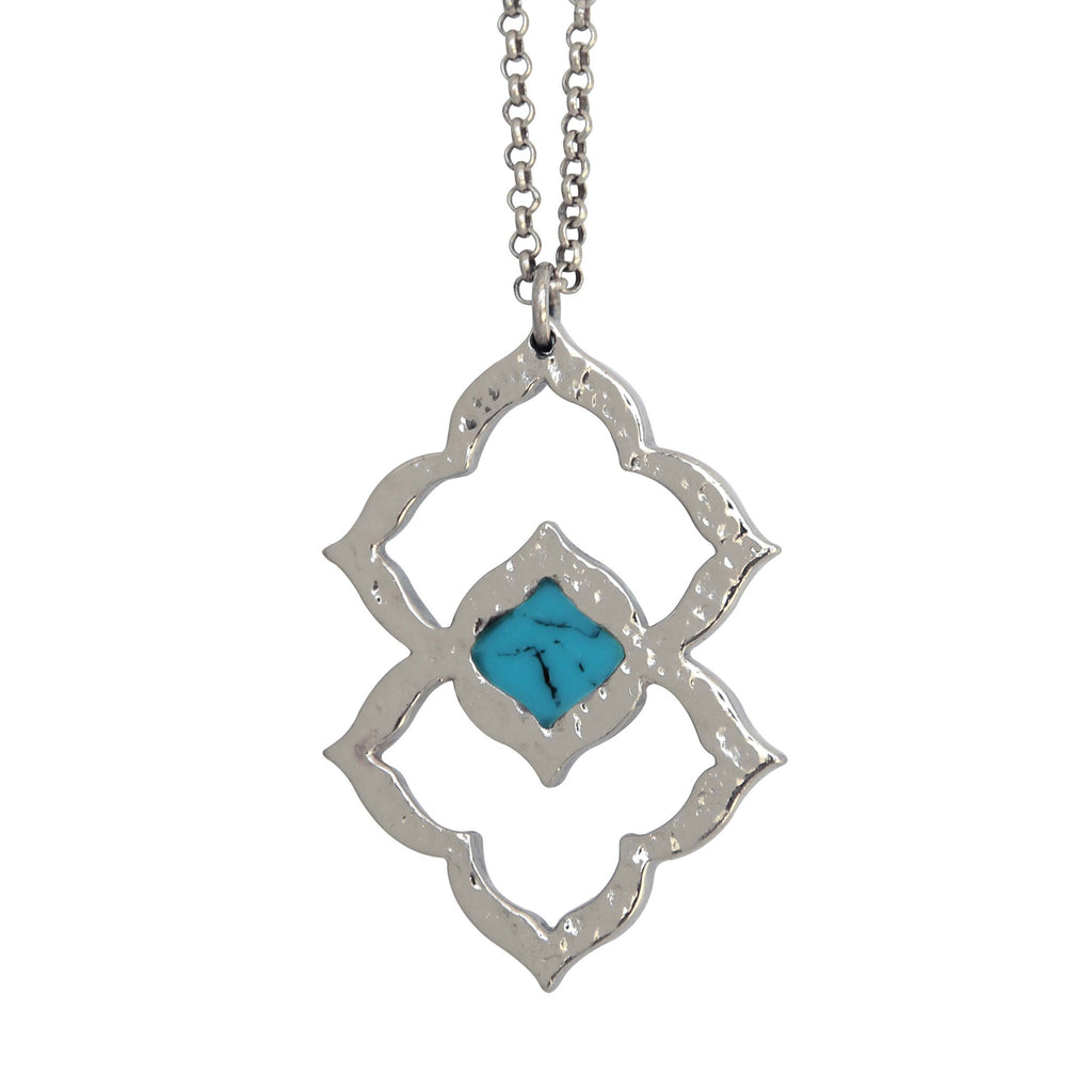 Nelum In Bloom Necklace - Silver