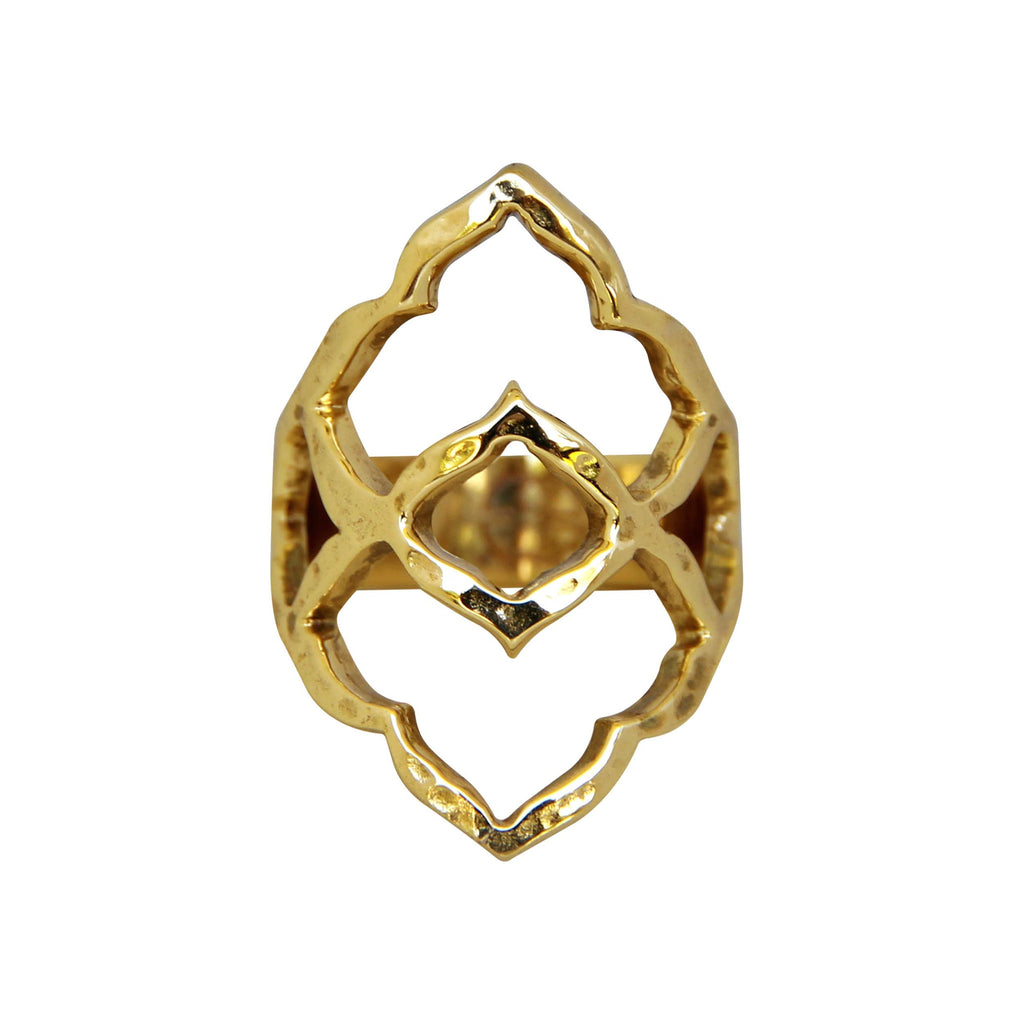 Nelum In Bloom Ring - Gold