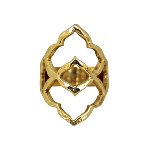 Nelum In Bloom Ring - Gold
