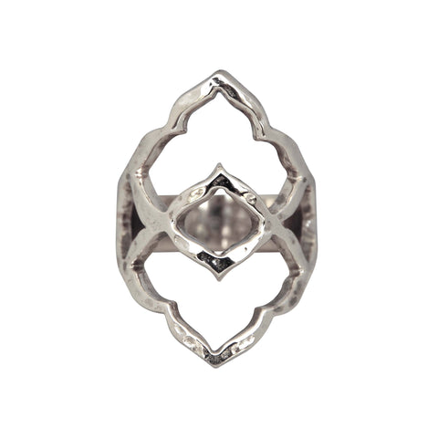 Nelum In Bloom Ring - Silver